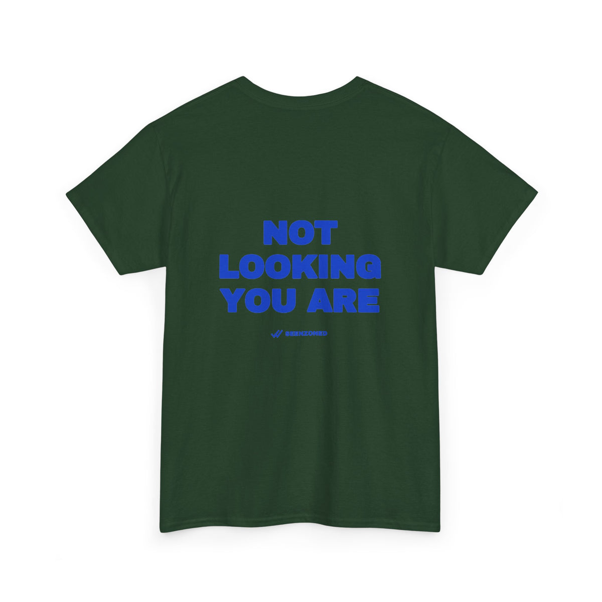 Not looking. You are. Tee · Cobalt (dark)