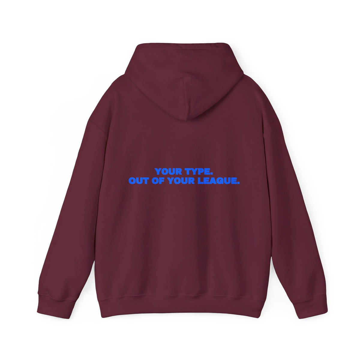 Your type. Out of your league. Hoodie