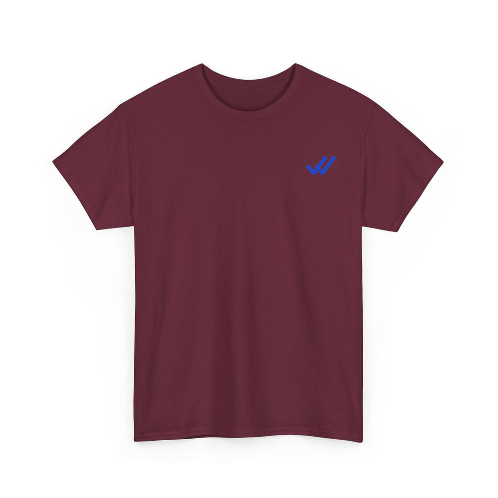 Allergic to the second date. Cobalt print (dark)