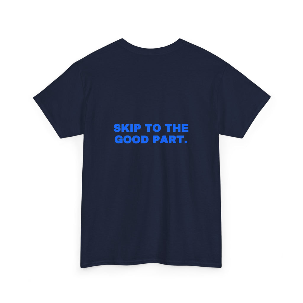 Skip to the good part. Royal print (dark)
