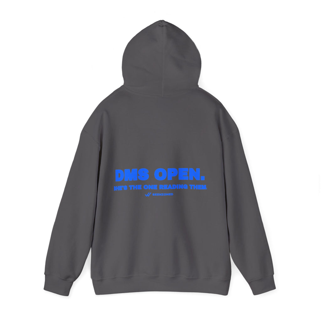 DMs open. She's the one reading them. Hoodie