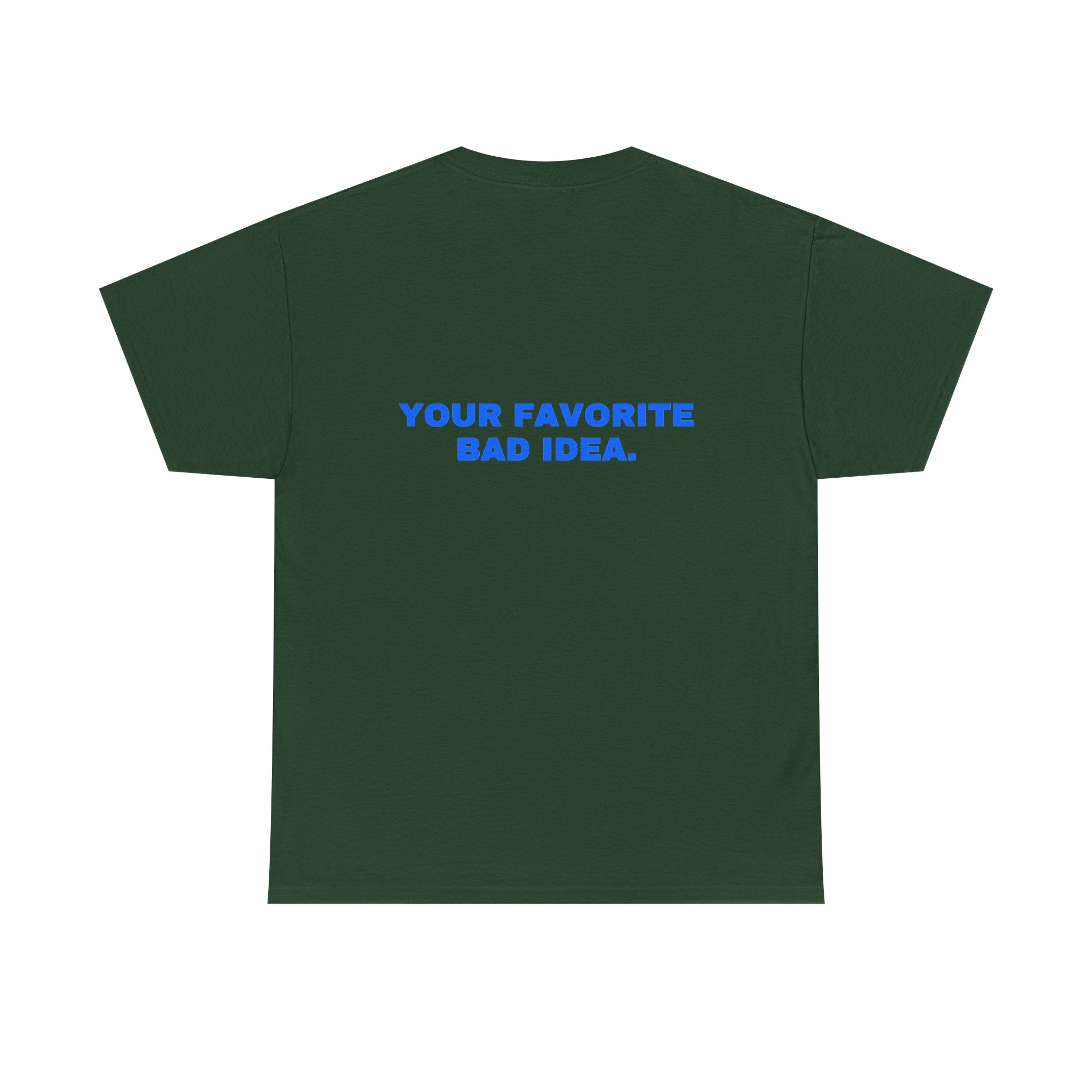 Your favorite bad idea. Royal print (dark)