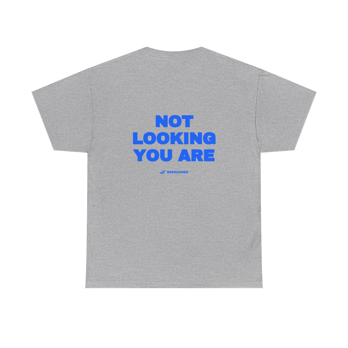 Not looking. You are. Tee
