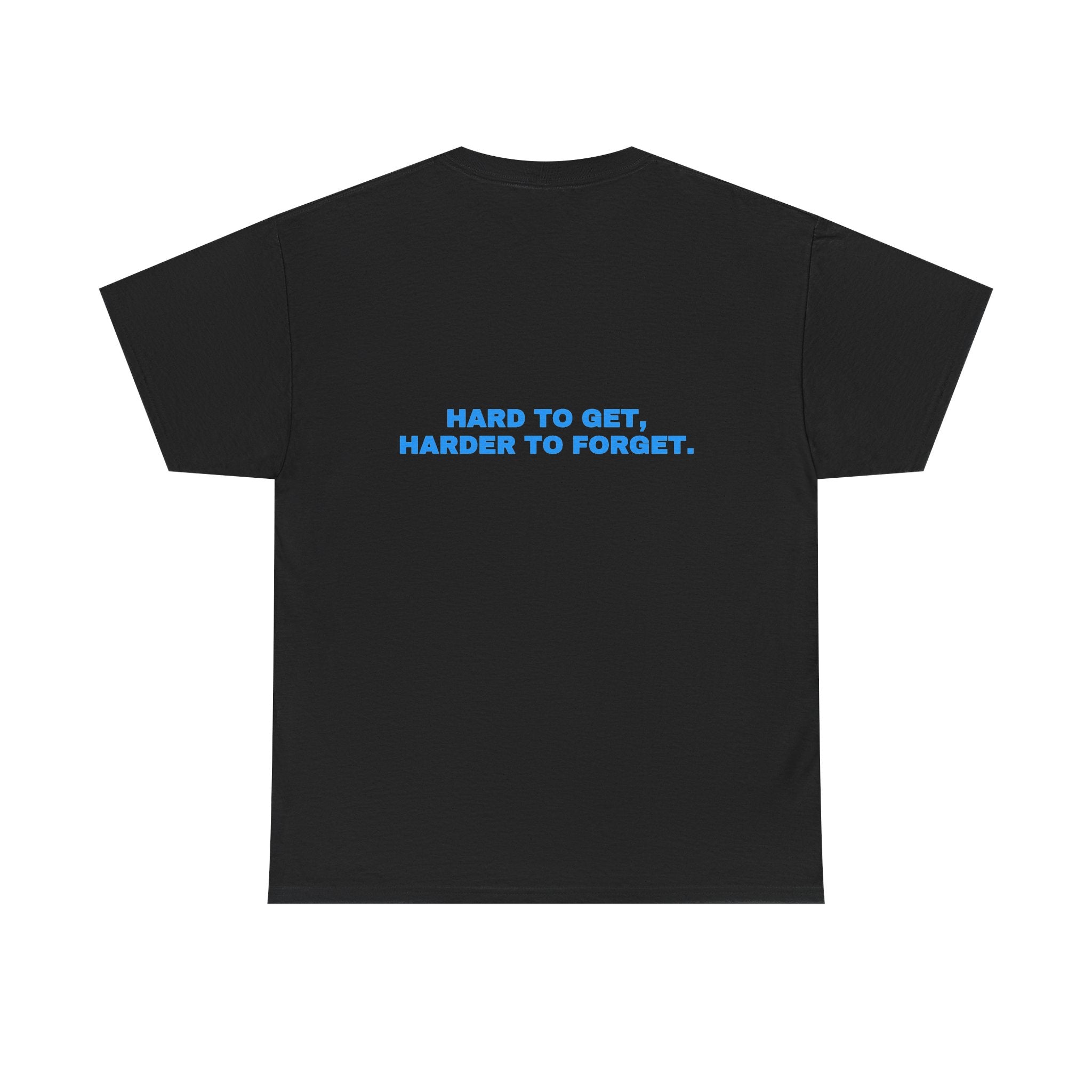 Hard to get, harder to forget. Sky print (dark)