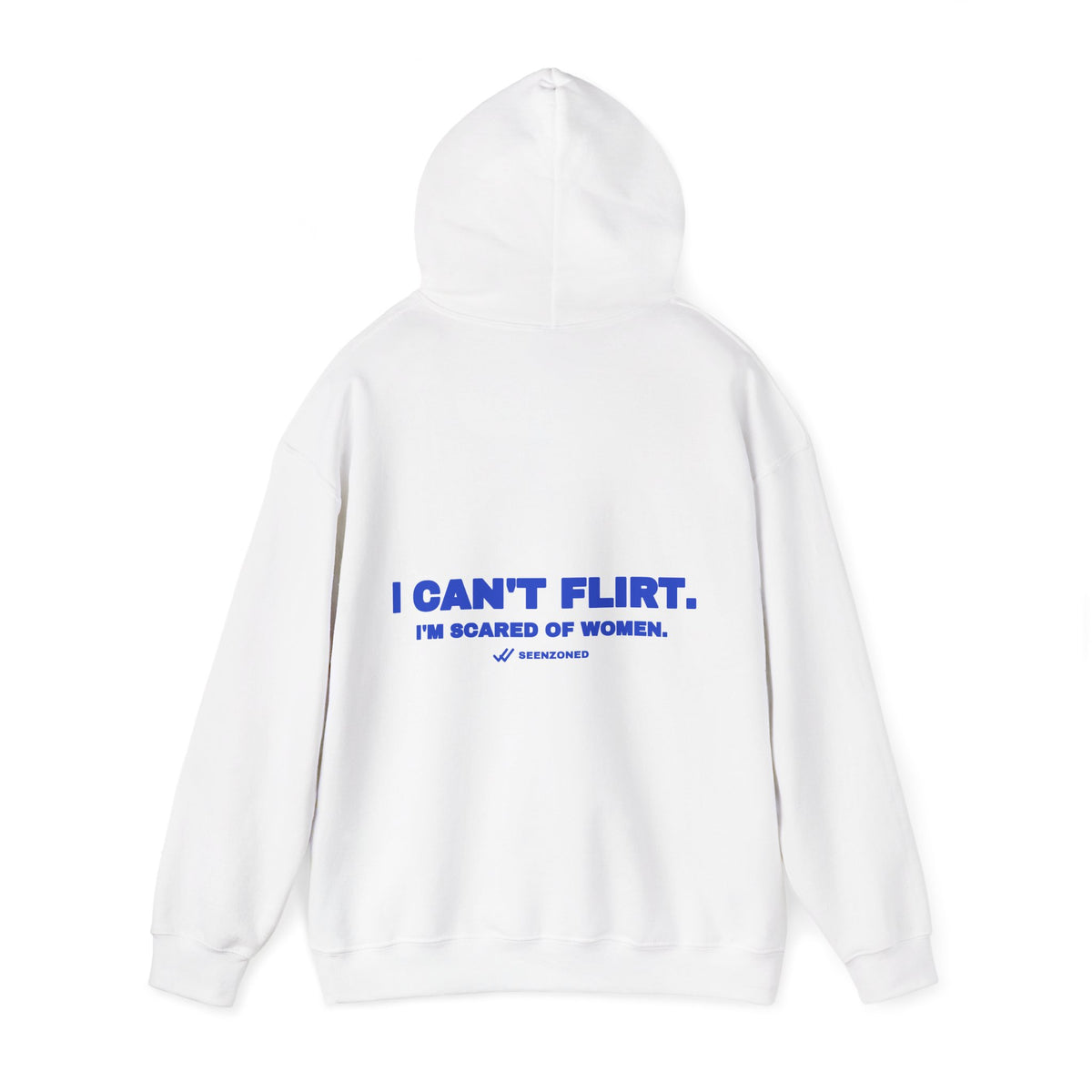 I can't flirt. I'm scared of women. Cobalt print