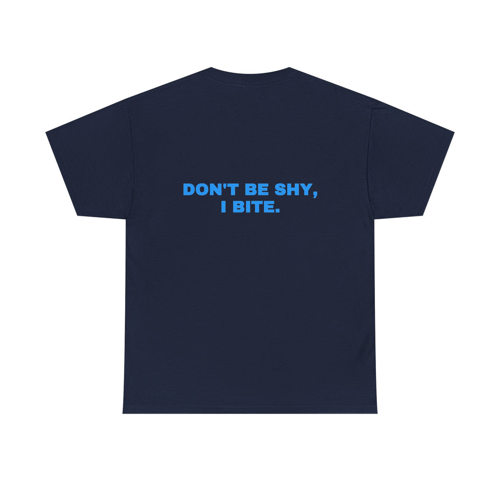 Don't be shy, I bite. Sky print (dark)