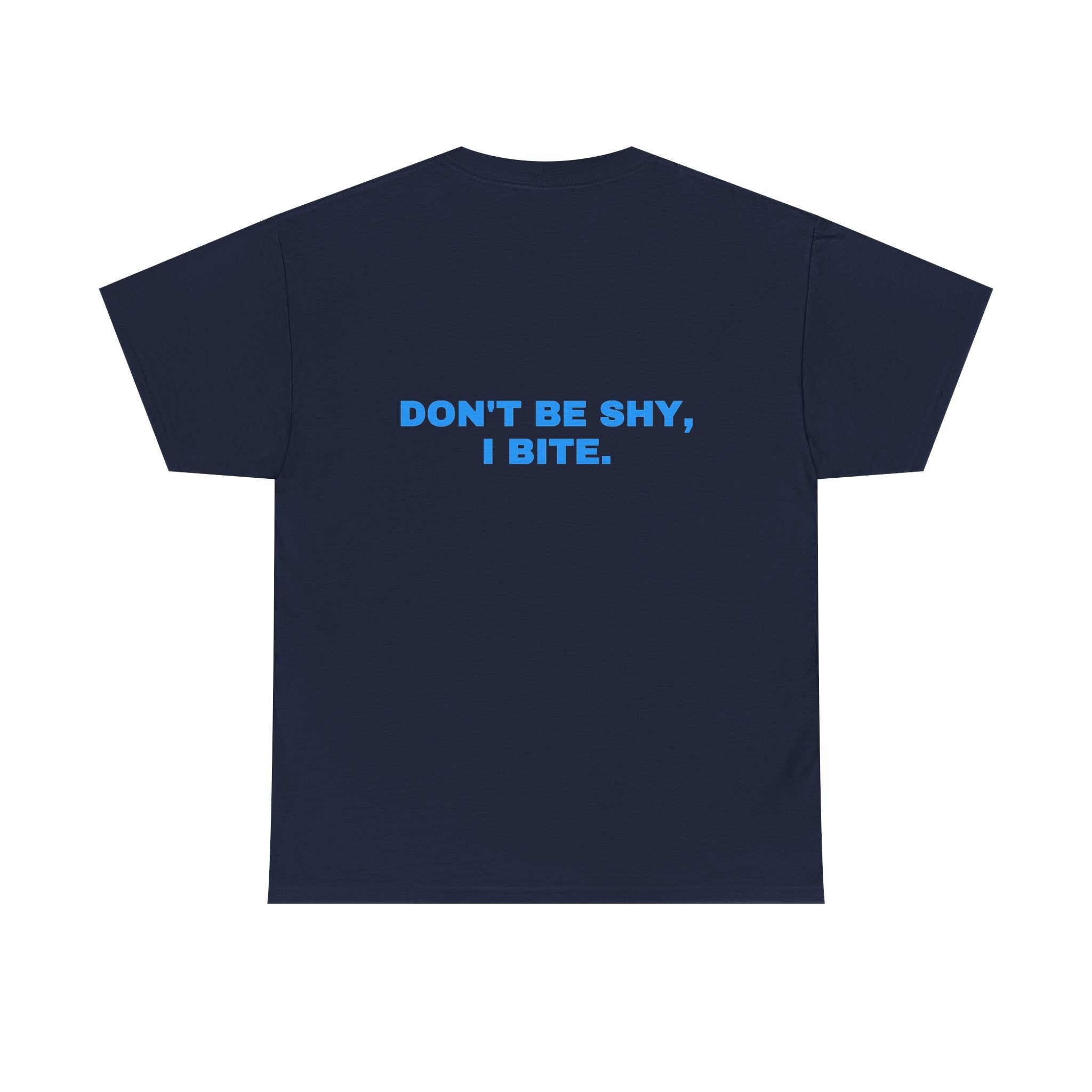 Don't be shy, I bite. Sky print (dark)