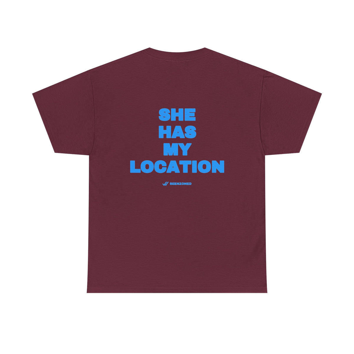 She has my location. Tee · Sky (dark)