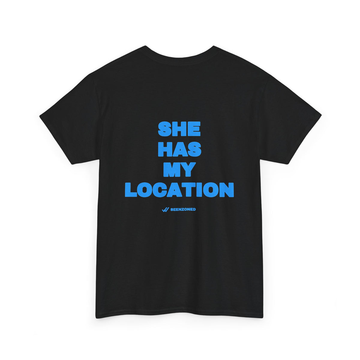 She has my location. Tee · Sky (dark)