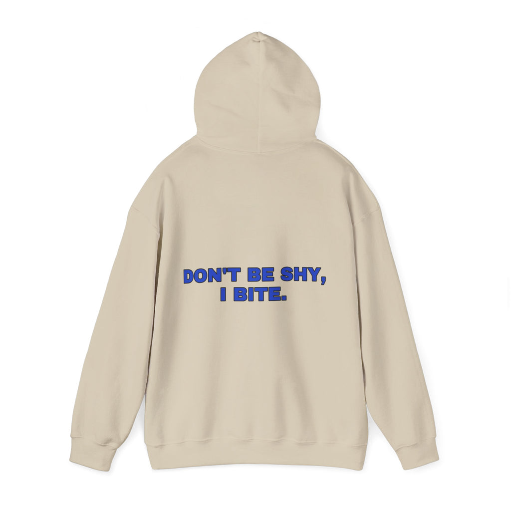 Don't be shy, I bite. Cobalt print