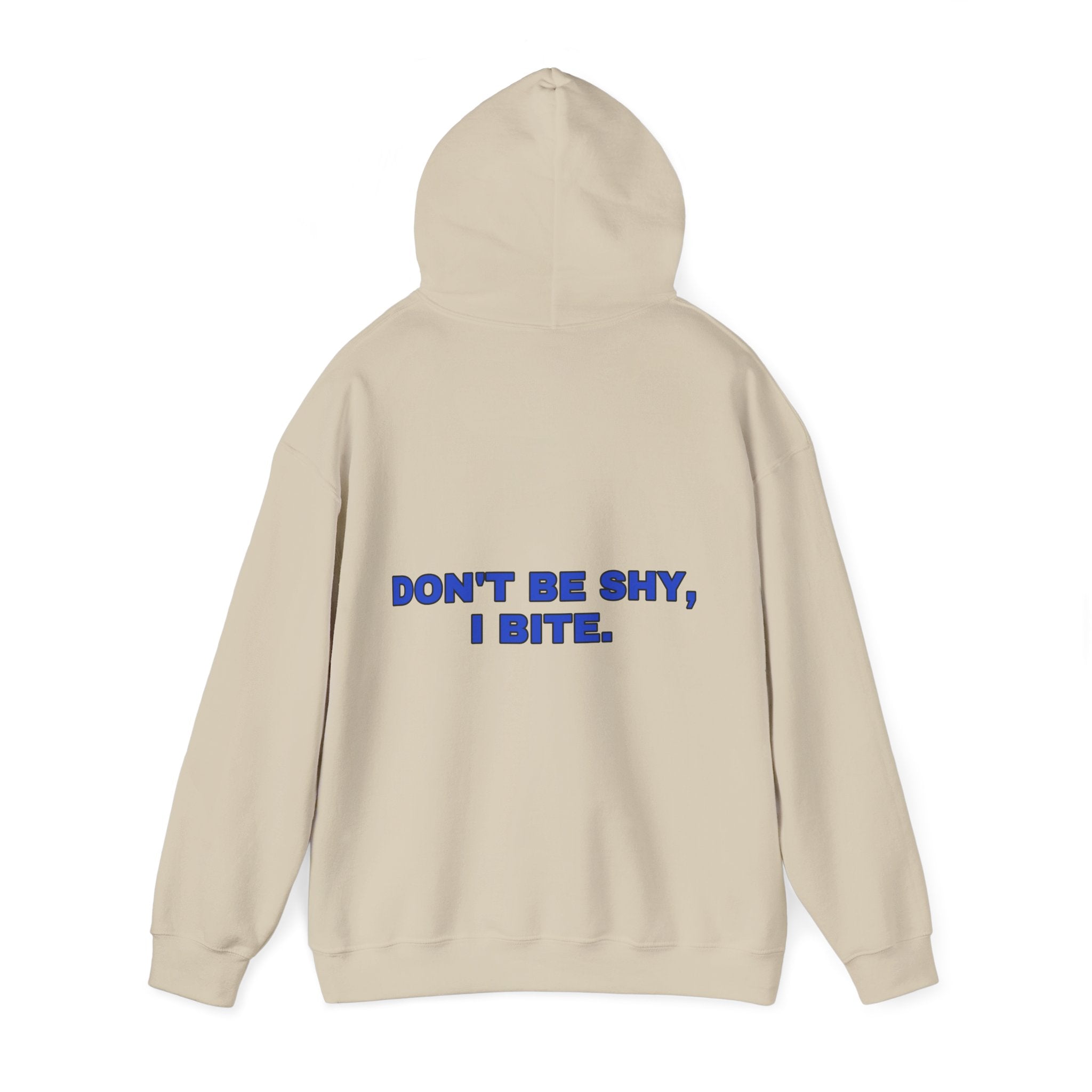 Don't be shy, I bite. Cobalt print