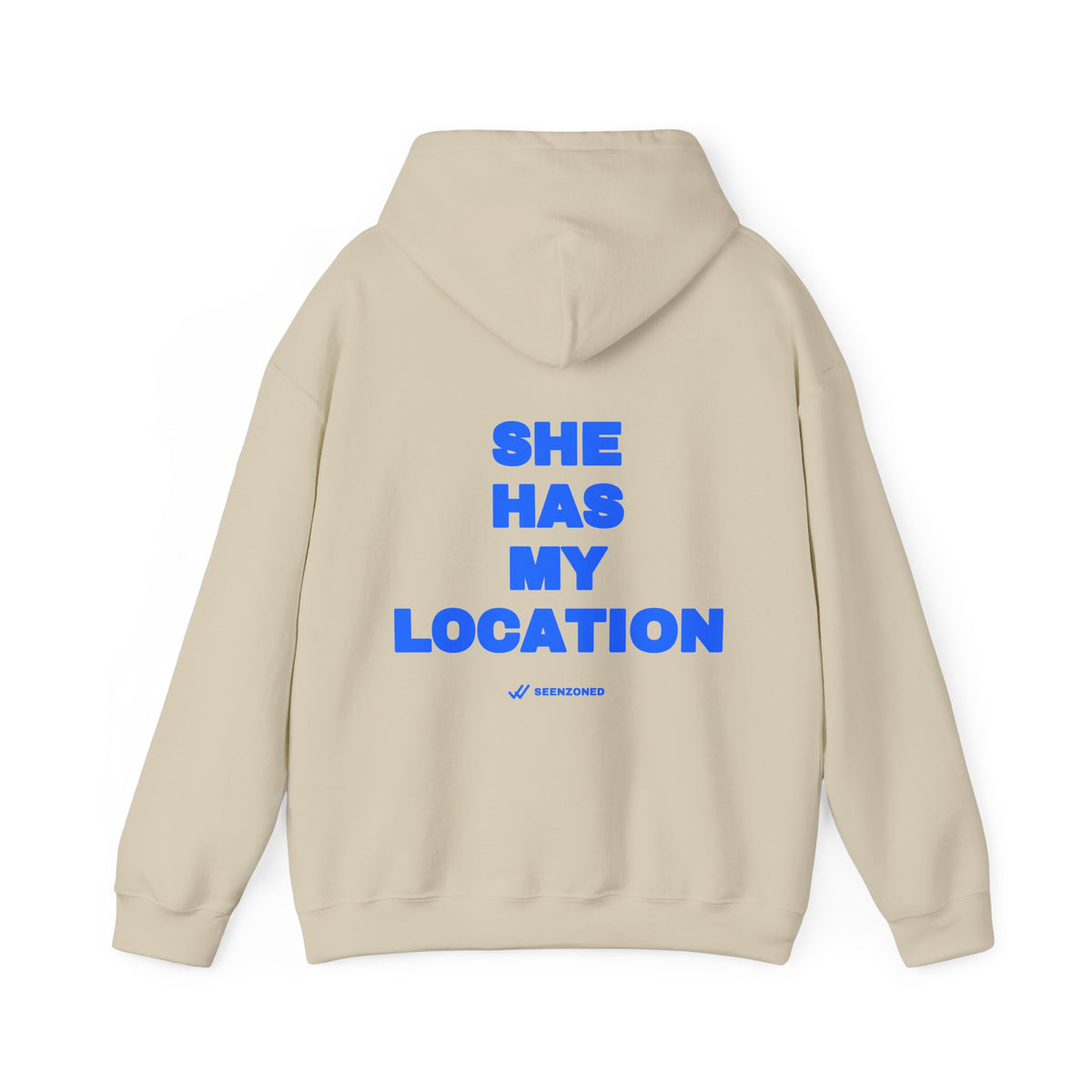 She has my location. Hoodie