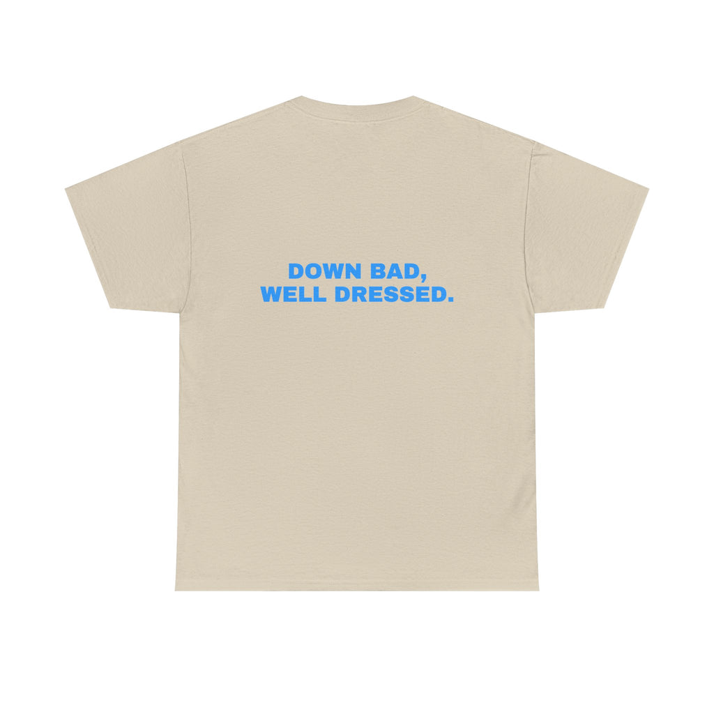 Down bad, well dressed. Sky print