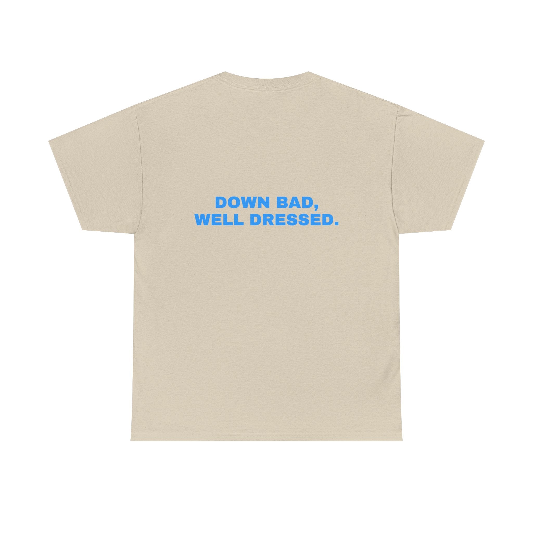 Down bad, well dressed. Sky print