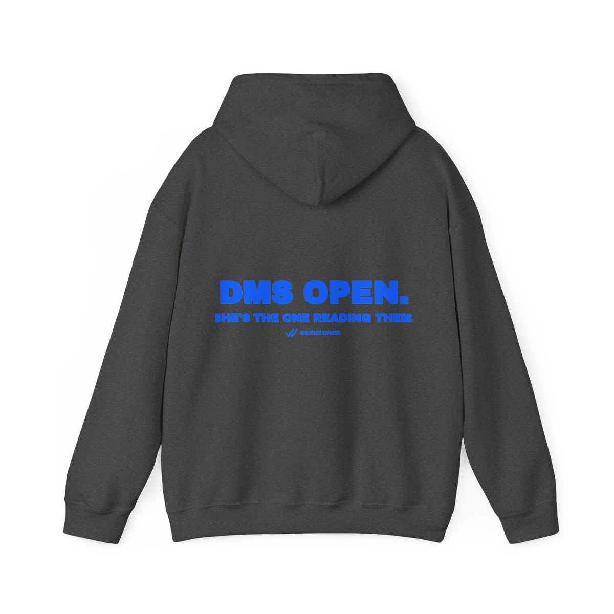 DMs open. She's the one reading them. Hoodie