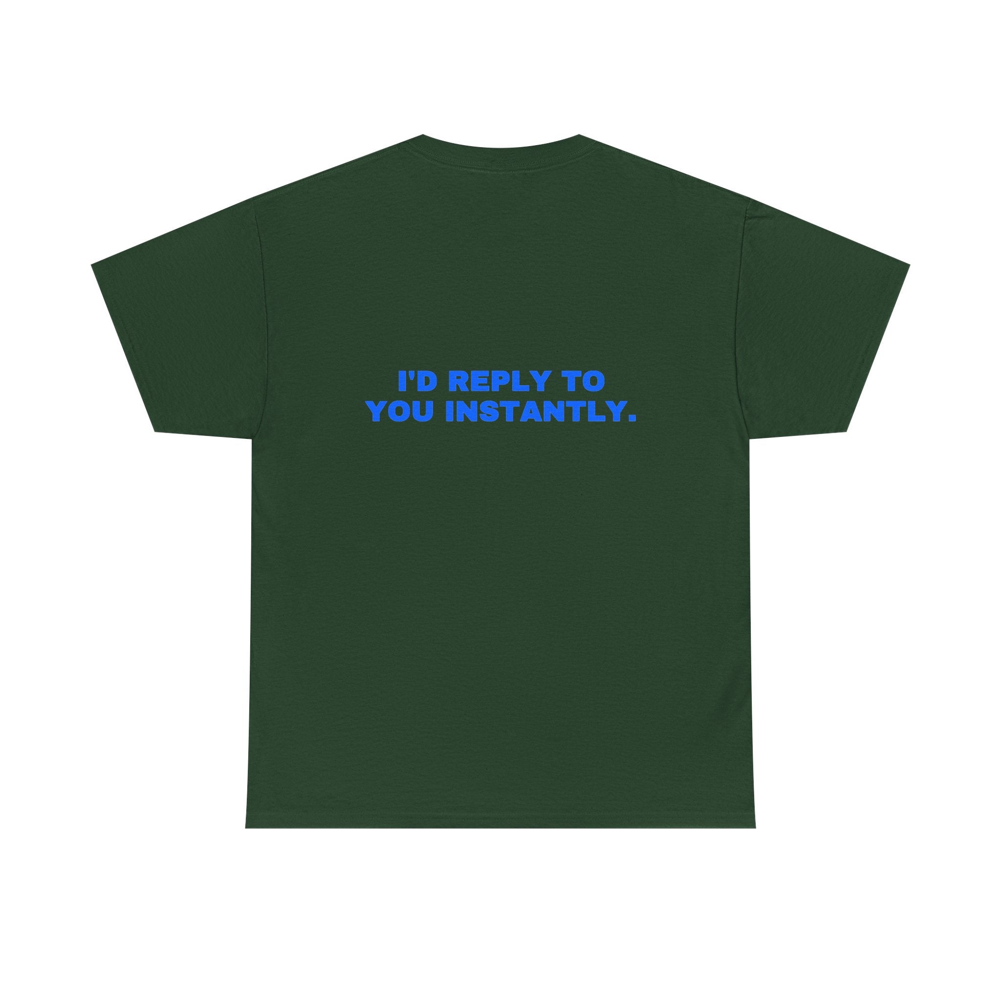 I'd reply to you instantly. Royal print (dark)