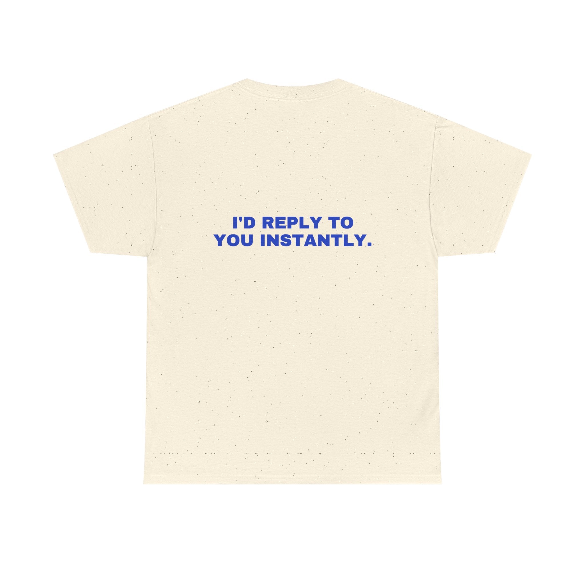 I'd reply to you instantly. Cobalt print