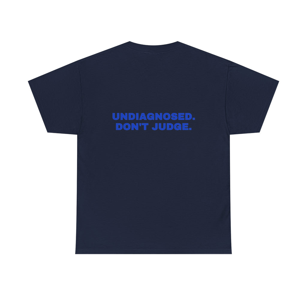 Undiagnosed. Don't judge. Cobalt print (dark)