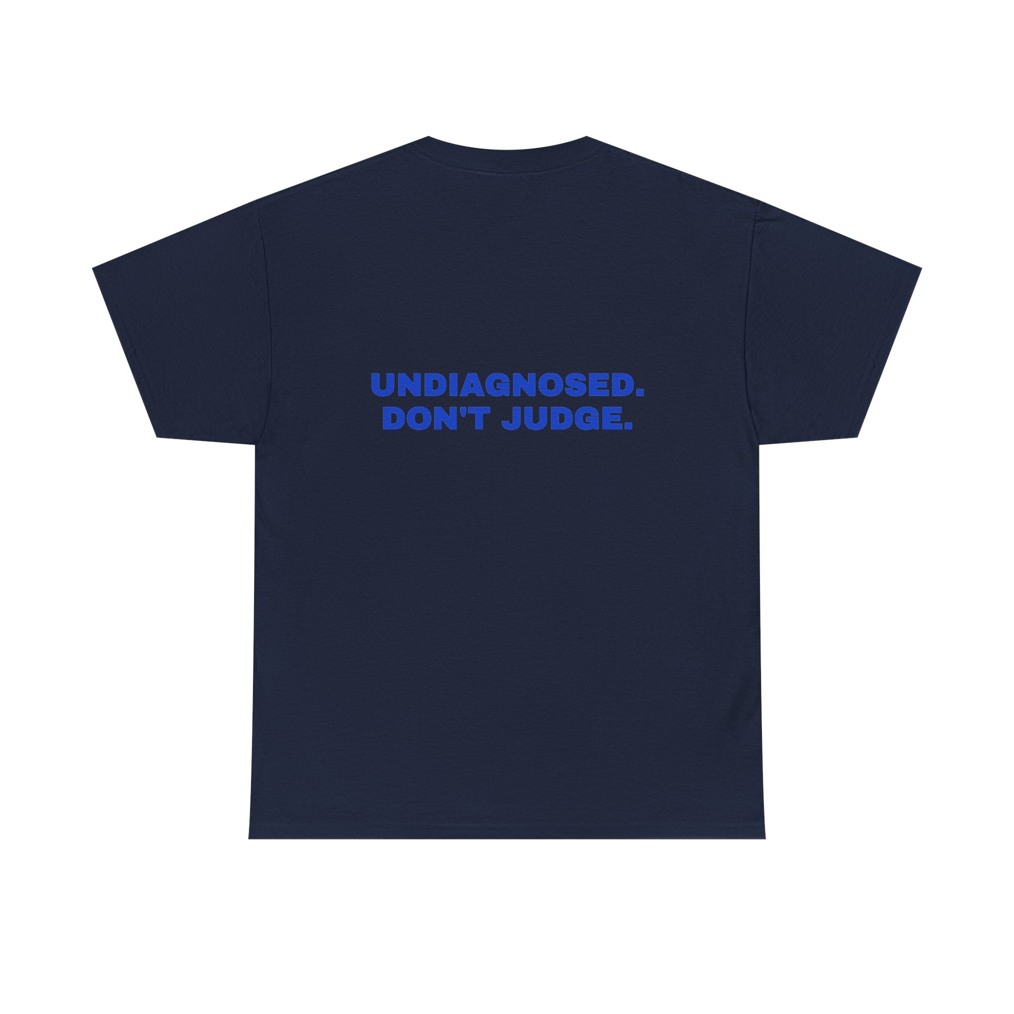 Undiagnosed. Don't judge. Cobalt print (dark)