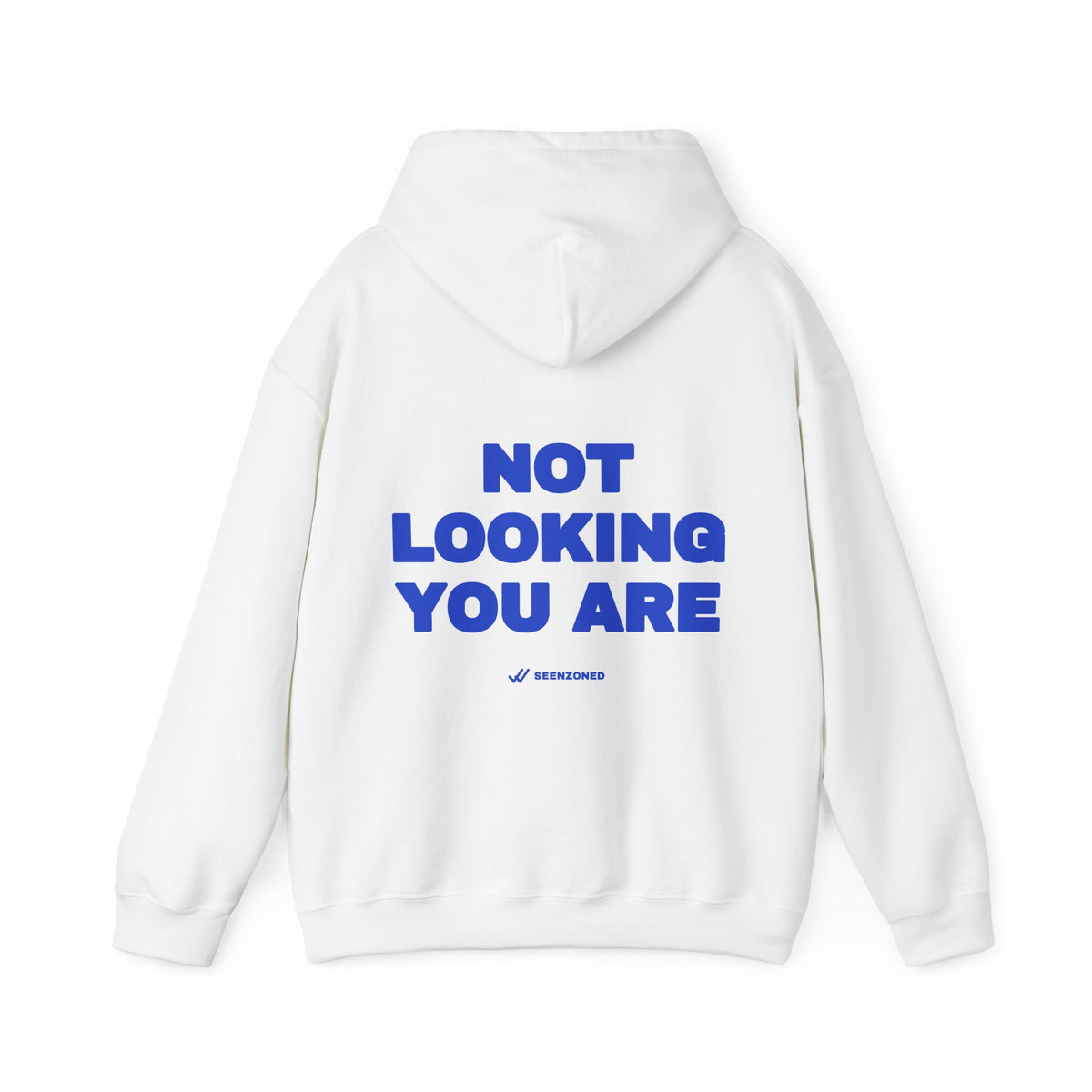Not looking. You are. Hoodie · Cobalt