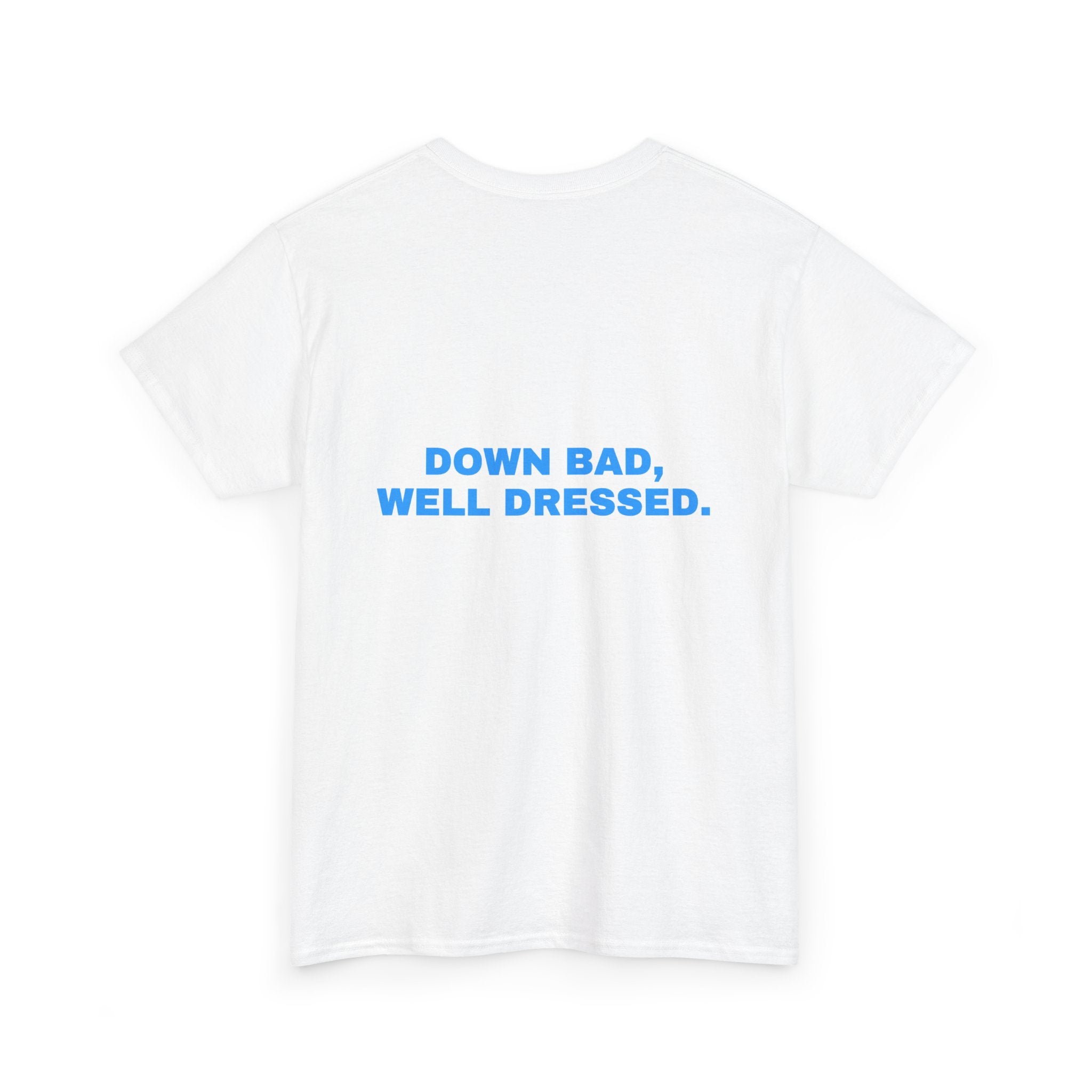 Down bad, well dressed. Sky print