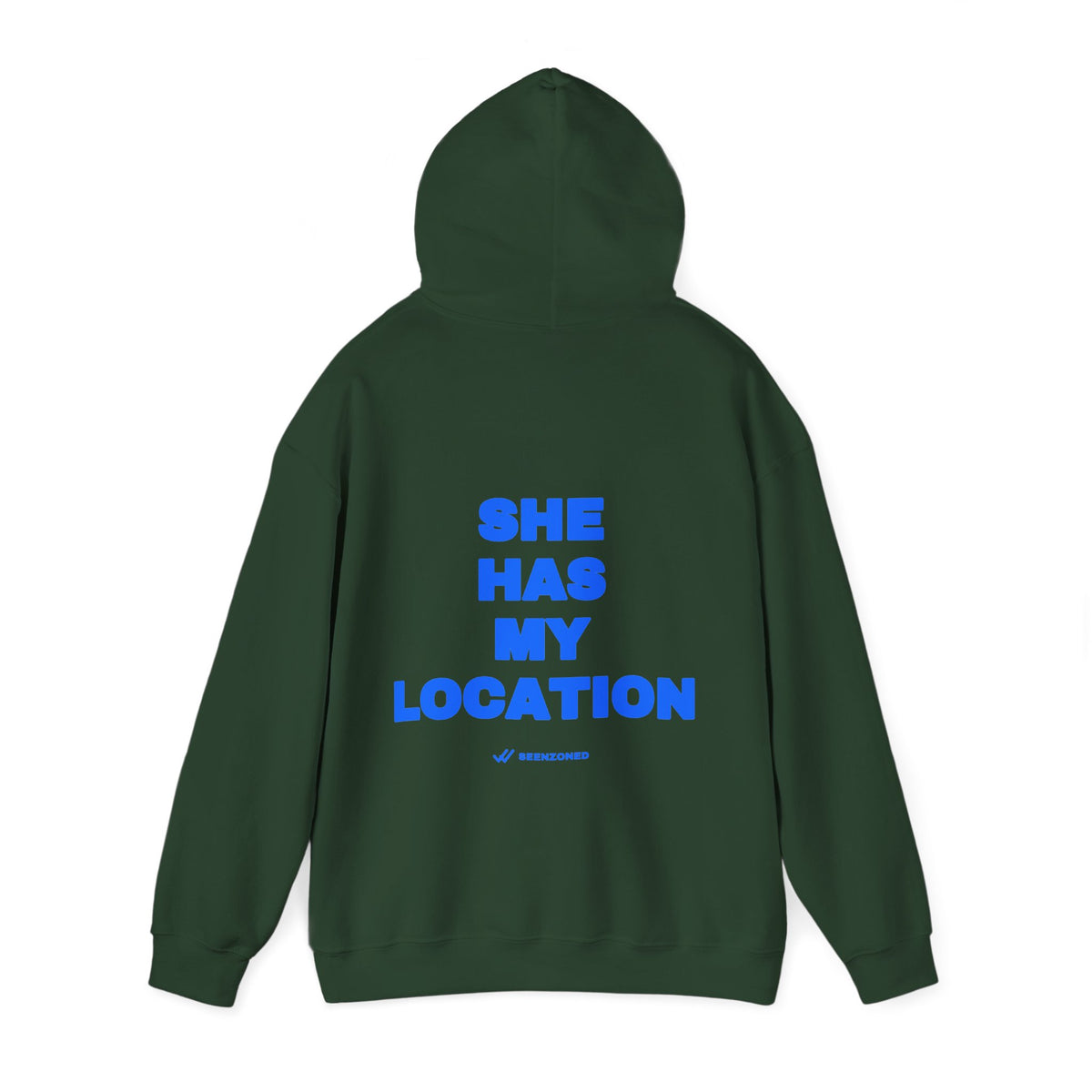 She has my location. Hoodie