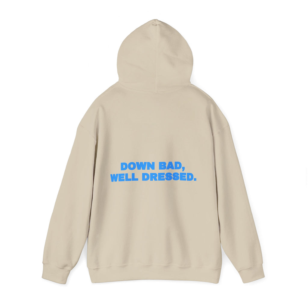 Down bad, well dressed. Hoodie · Sky