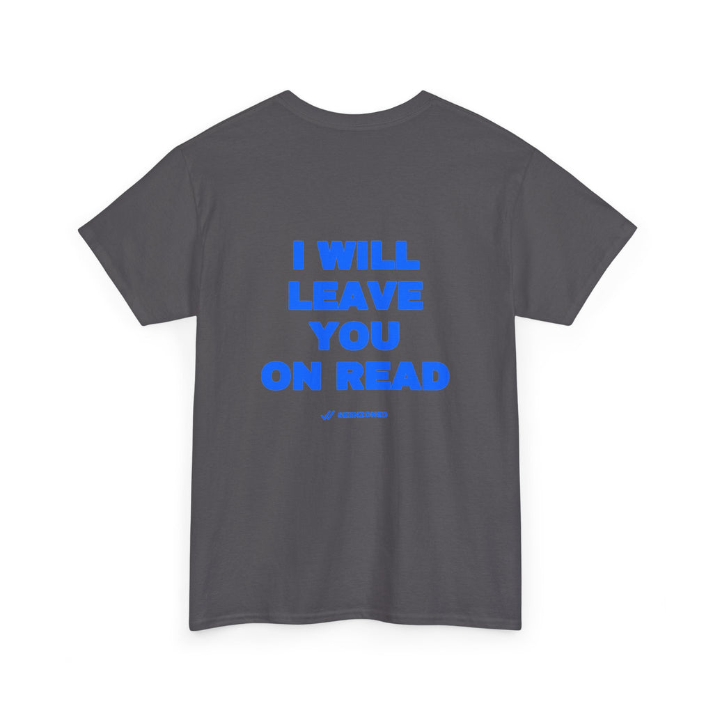 I will leave you on read. Tee