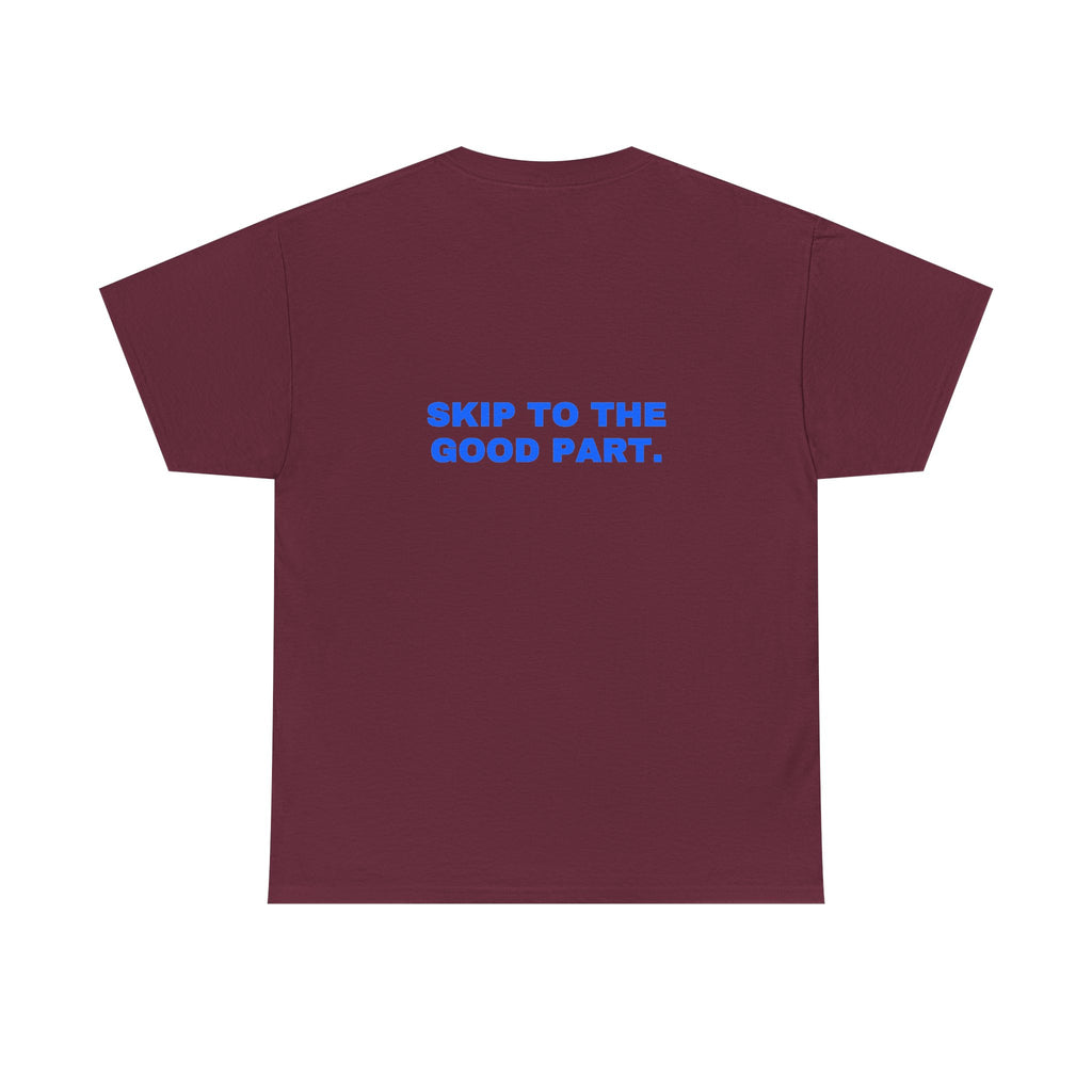 Skip to the good part. Royal print (dark)