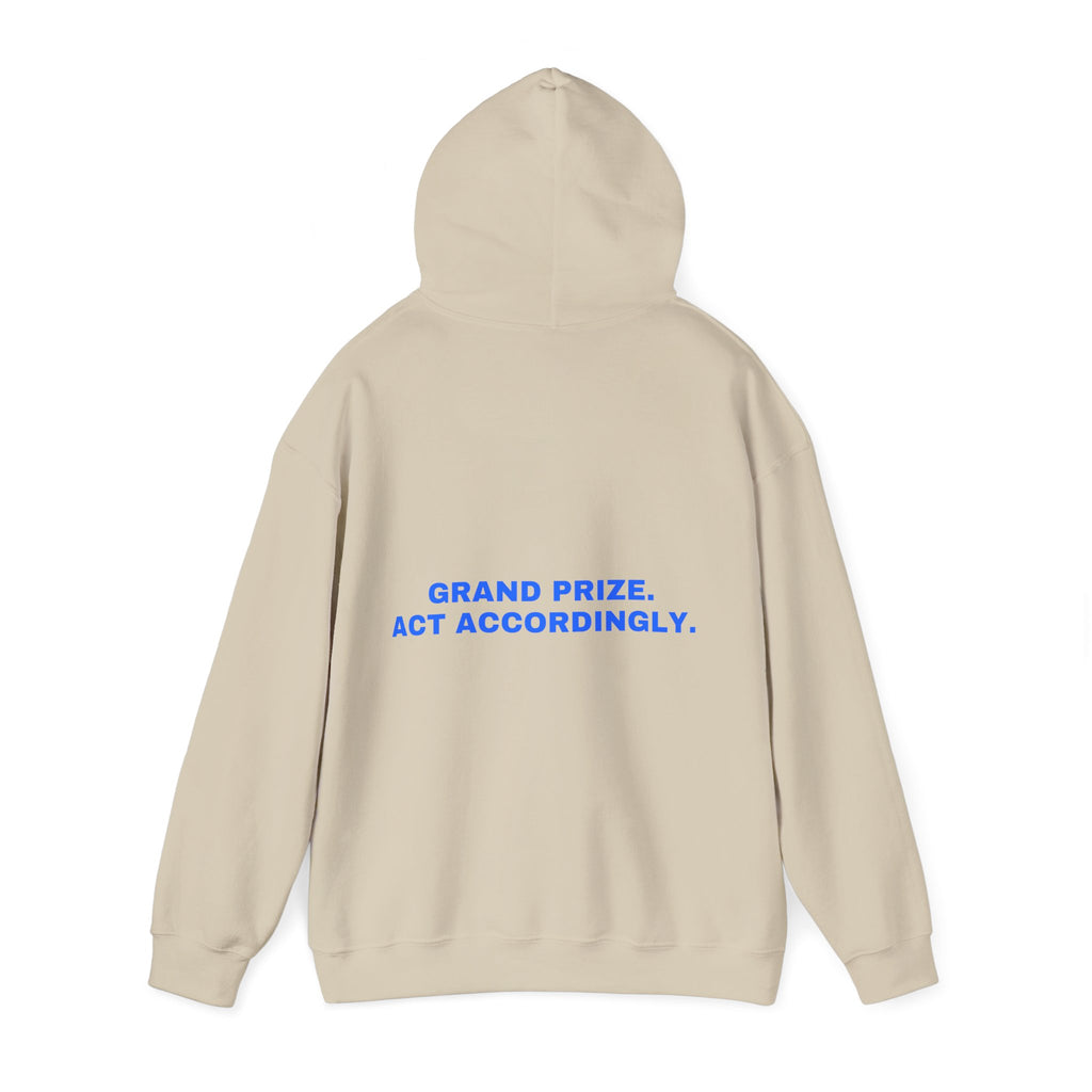 Grand prize. Act accordingly. Sky print