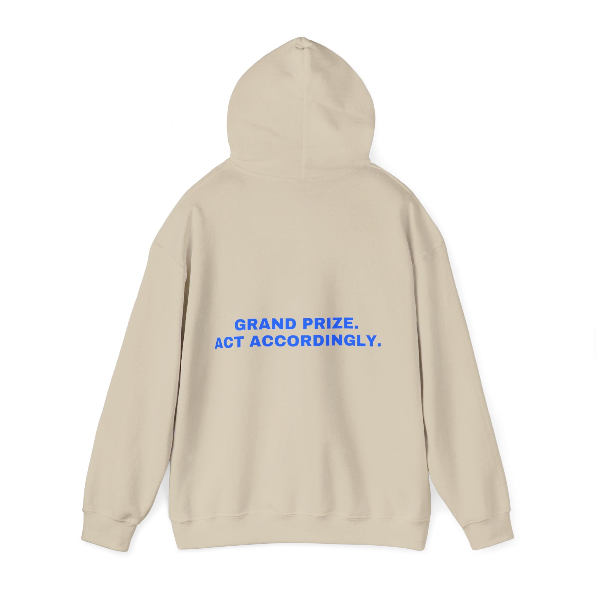 Grand prize. Act accordingly. Sky print