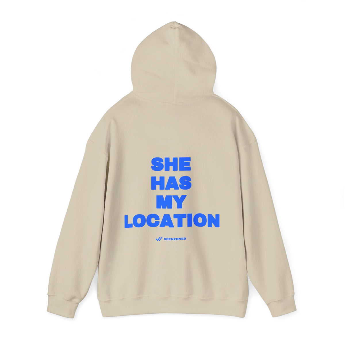 She has my location. Hoodie