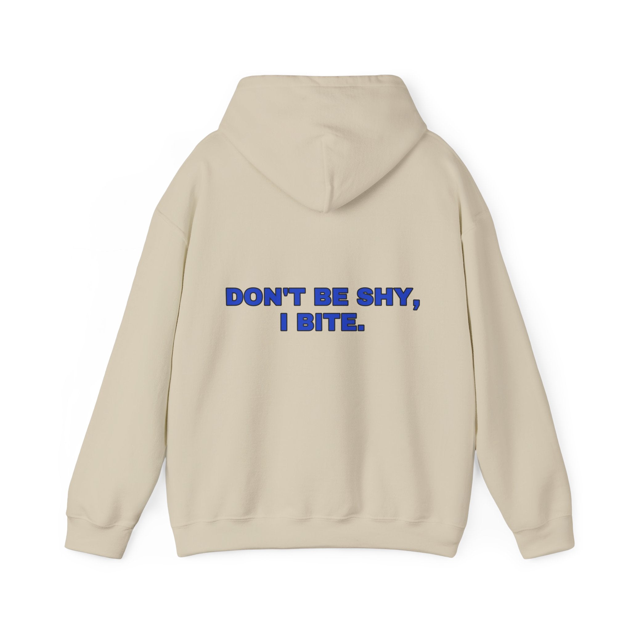 Don't be shy, I bite. Cobalt print