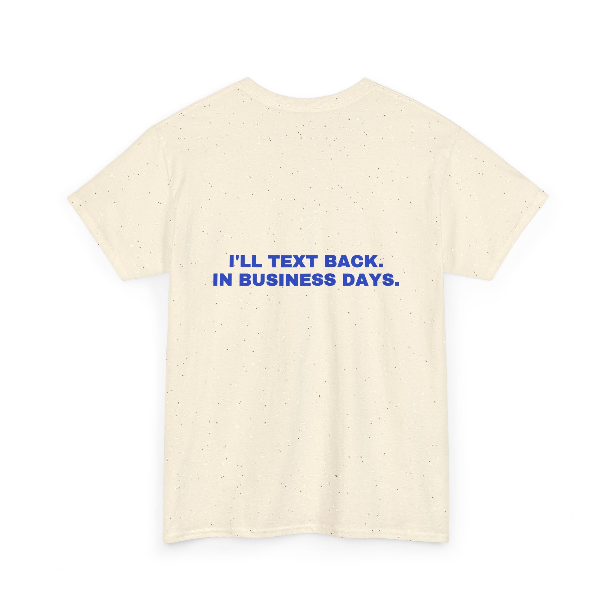 I'll text back. In business days. Cobalt print