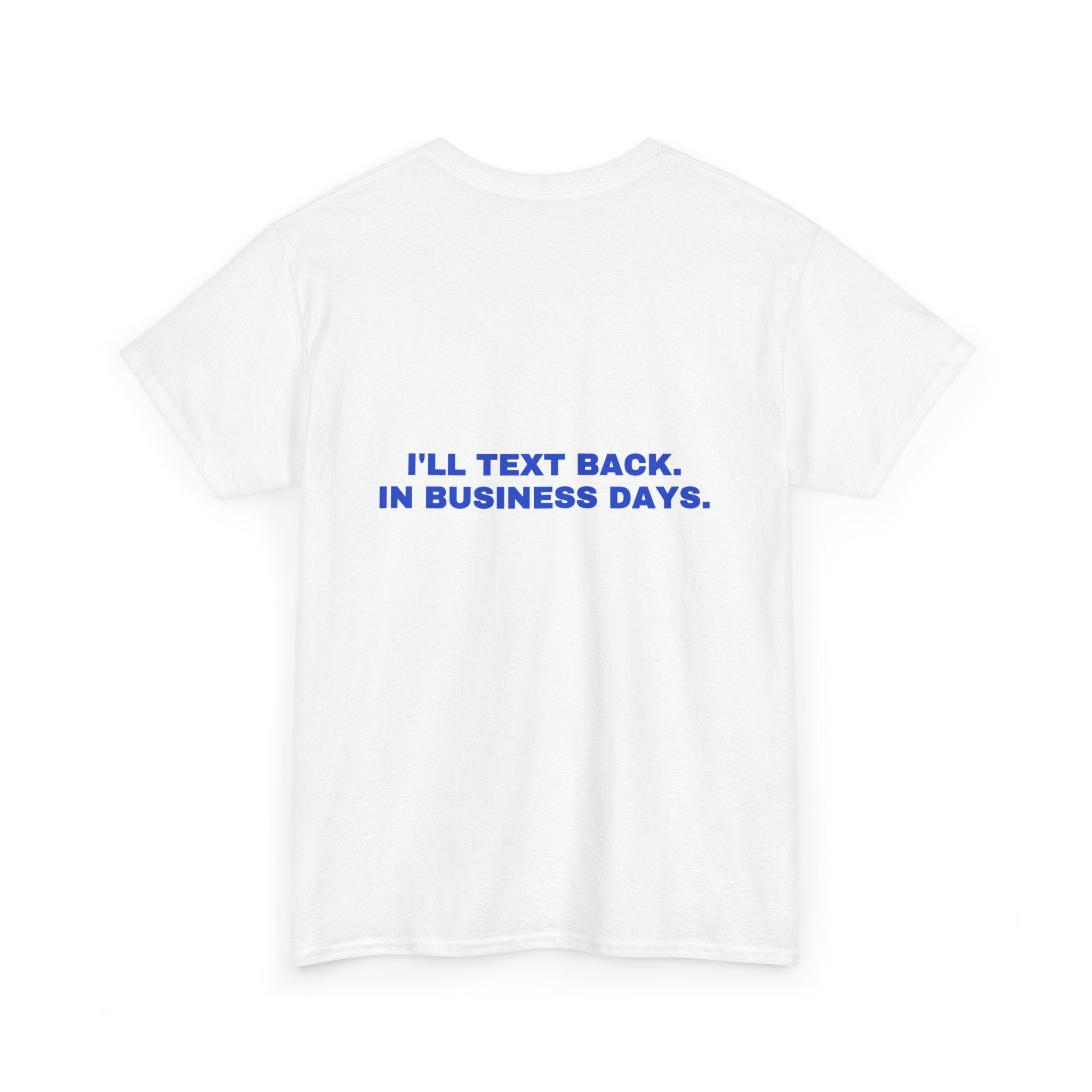 I'll text back. In business days. Cobalt print