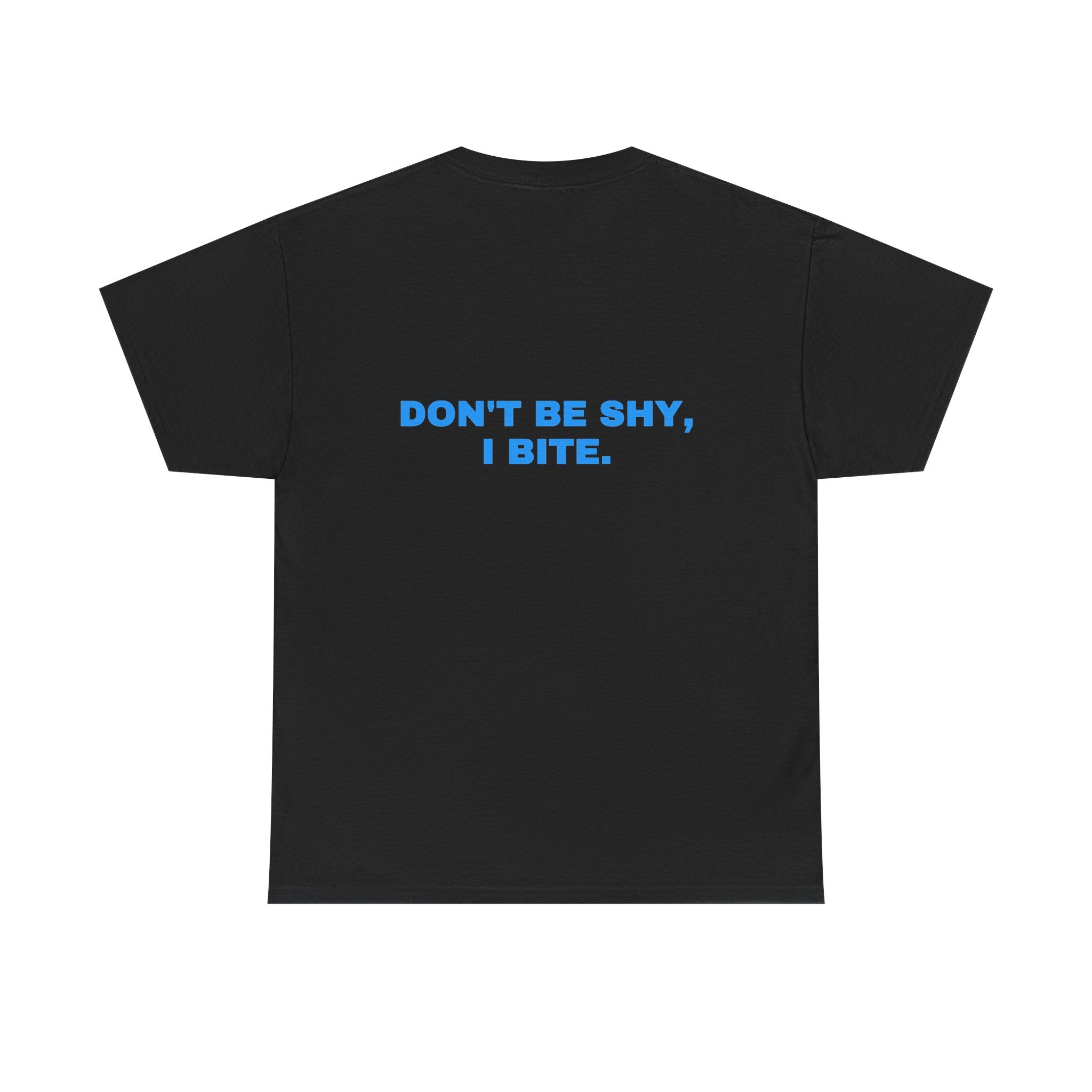 Don't be shy, I bite. Sky print (dark)