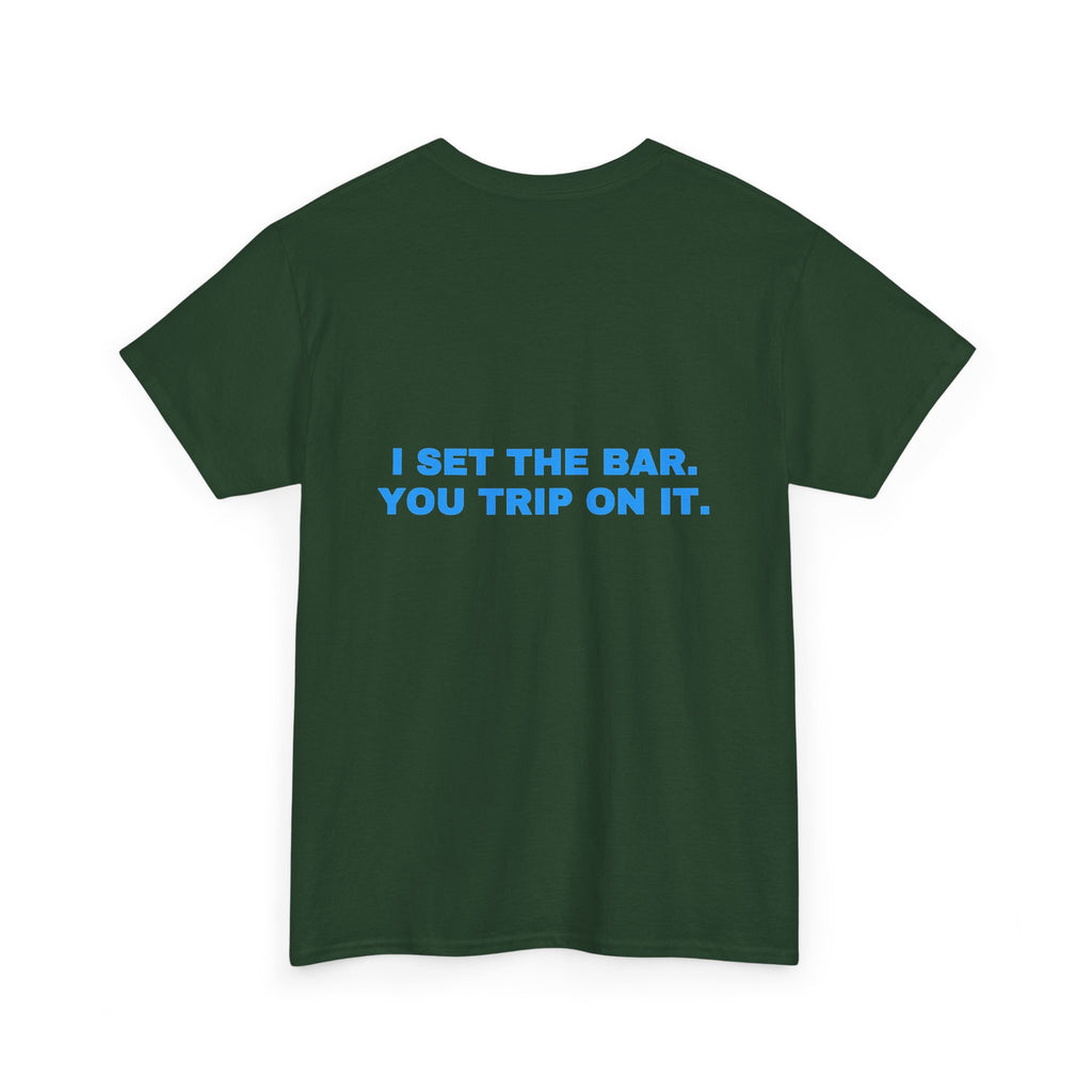 I set the bar. You trip on it. Sky print (dark)