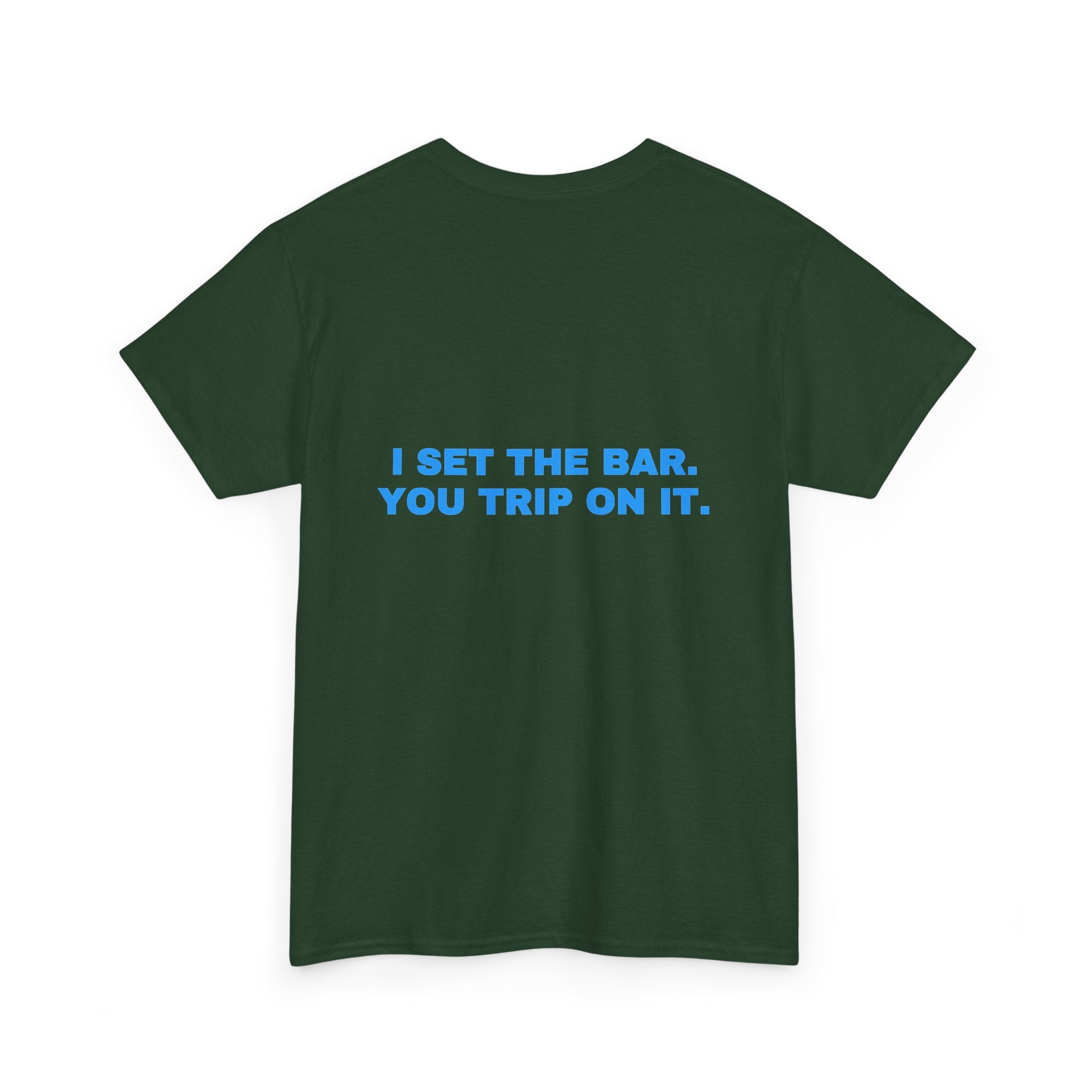 I set the bar. You trip on it. Sky print (dark)