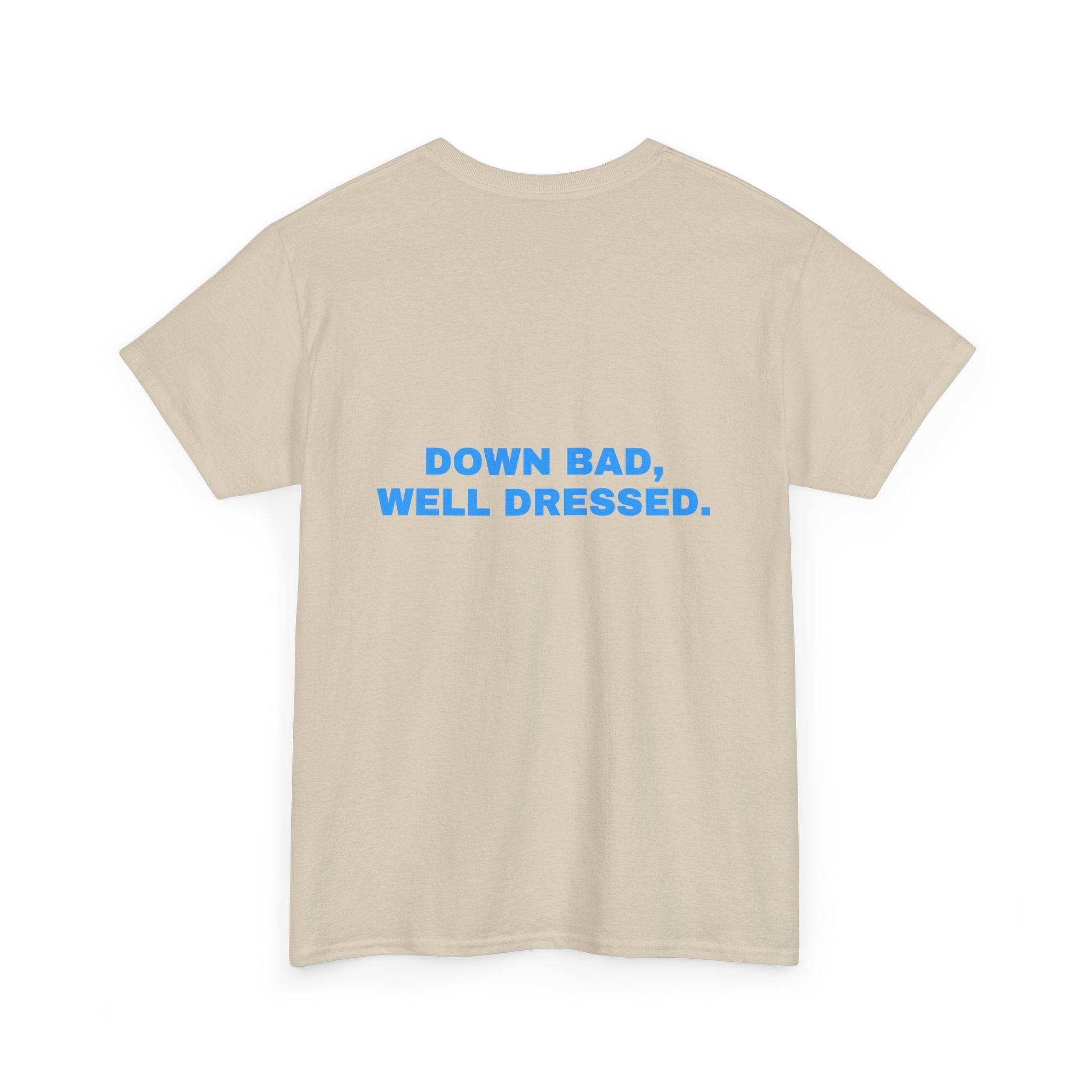 Down bad, well dressed. Sky print