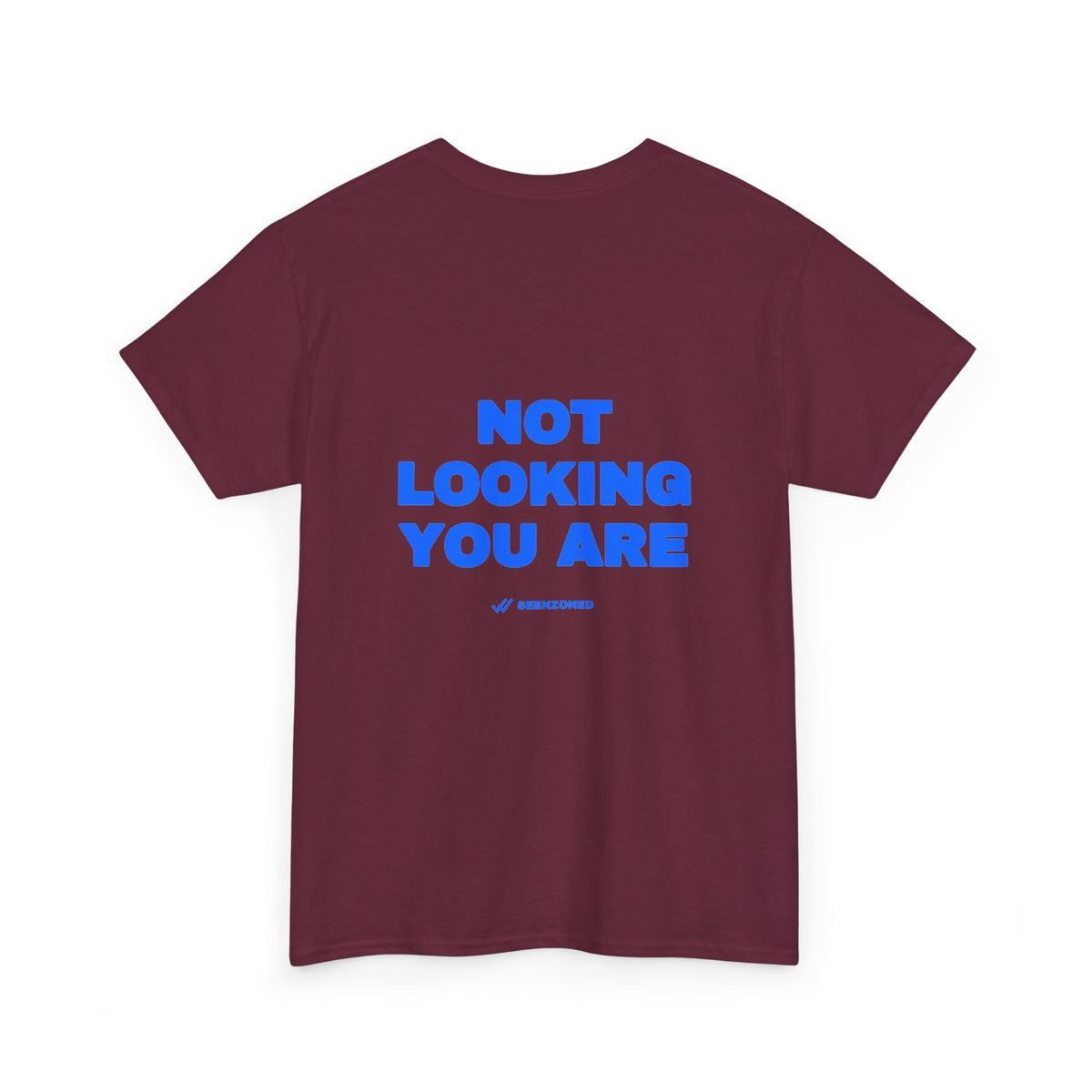 Not looking. You are. Tee