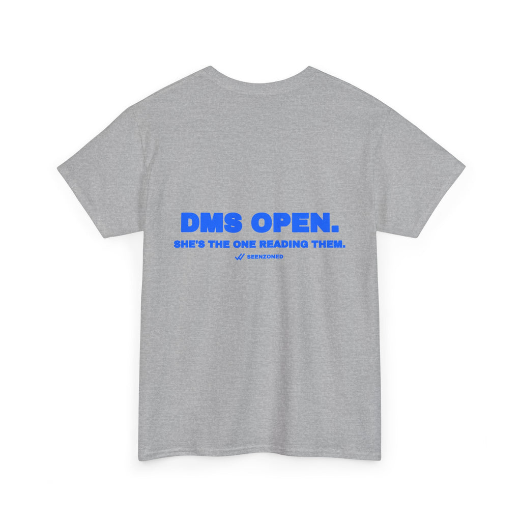 DMs open. She's the one reading them. Tee