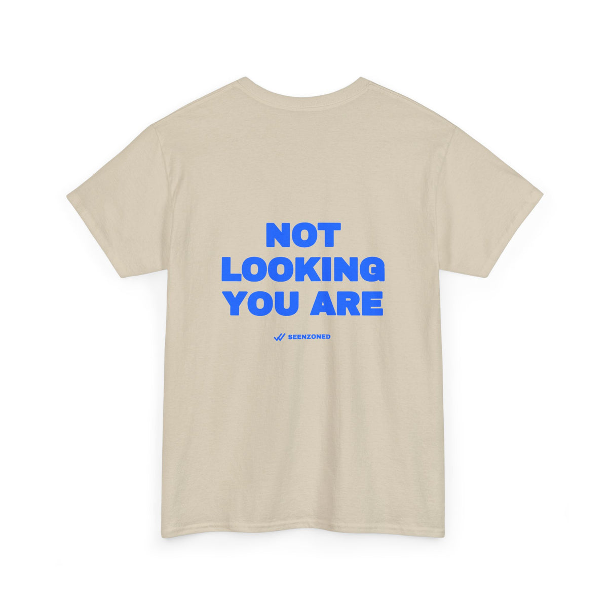 Not looking. You are. Tee