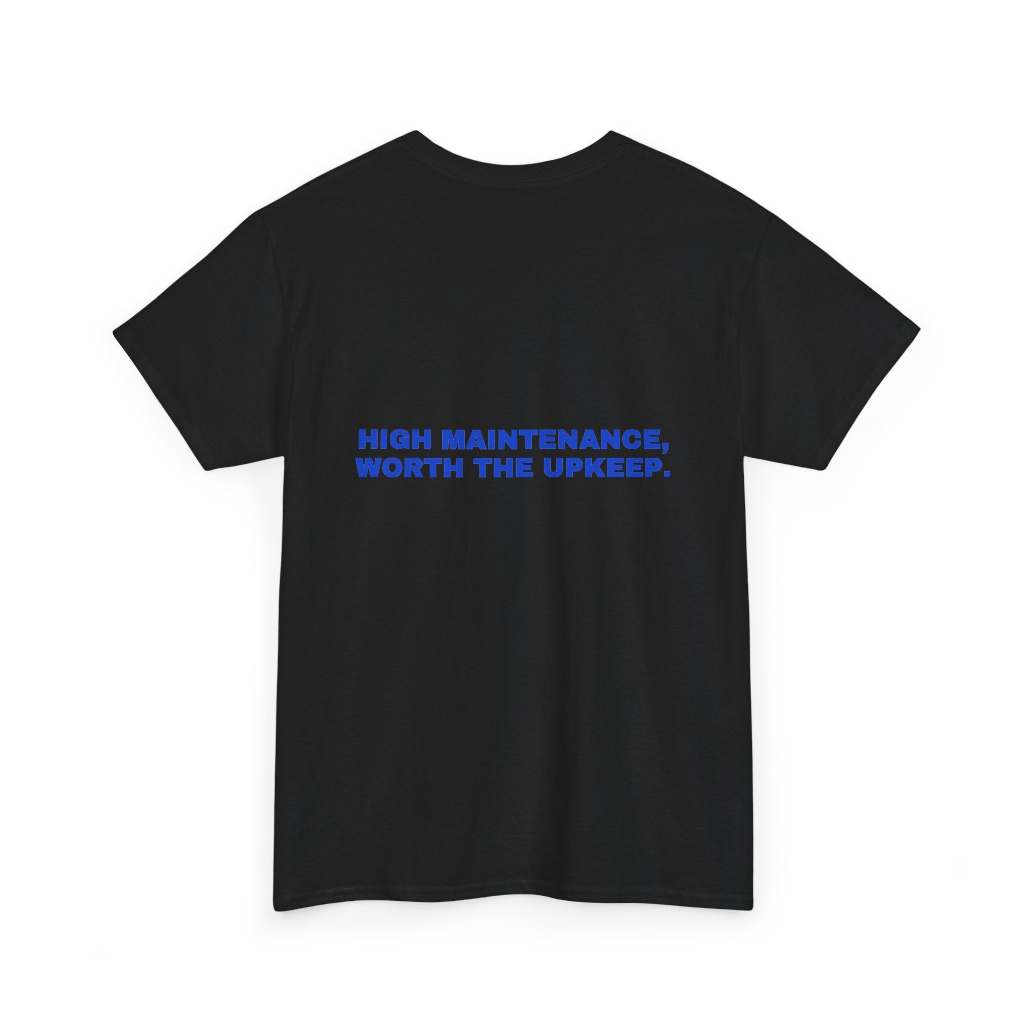 High maintenance, worth the upkeep. Cobalt print (dark)