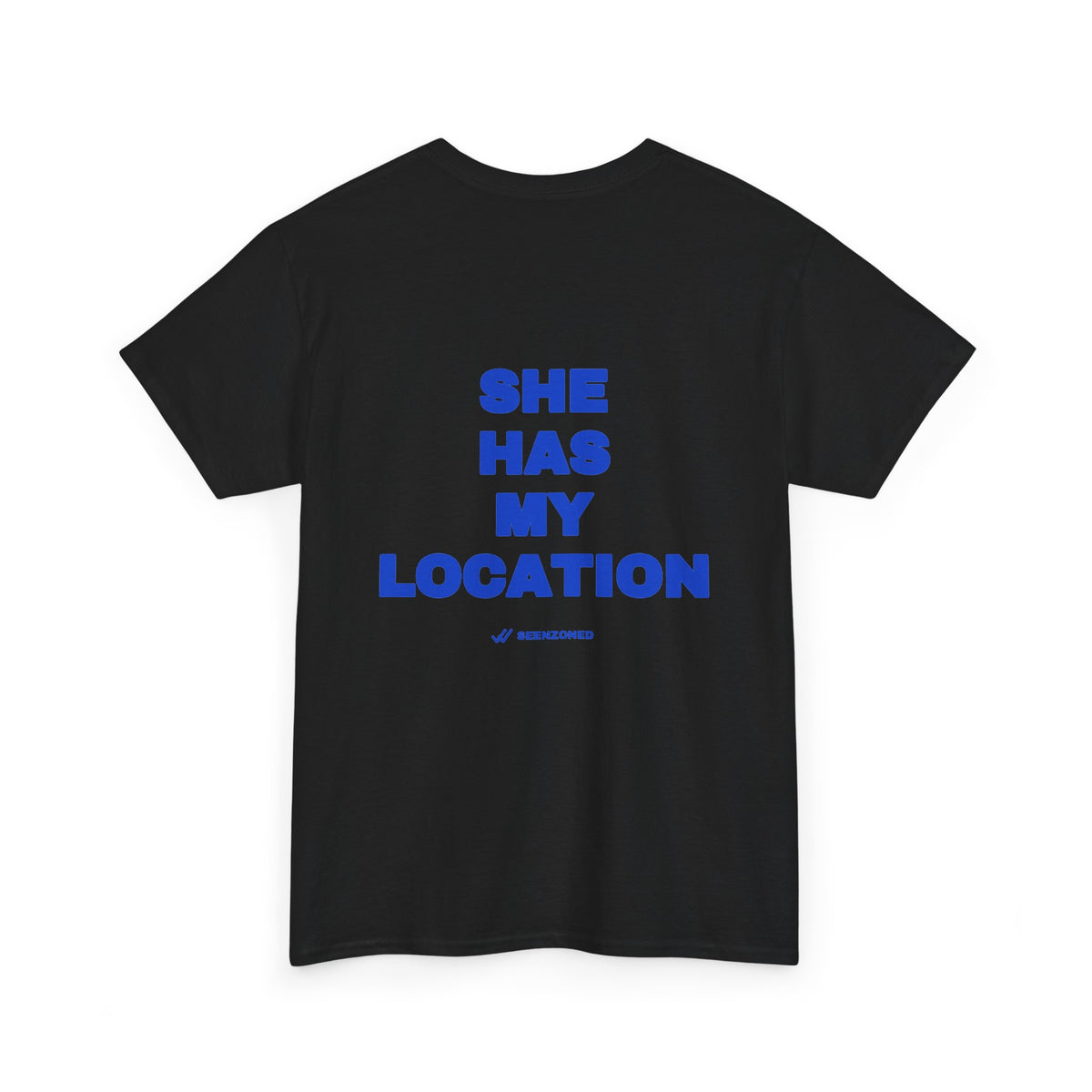 She has my location. Tee · Cobalt (dark)