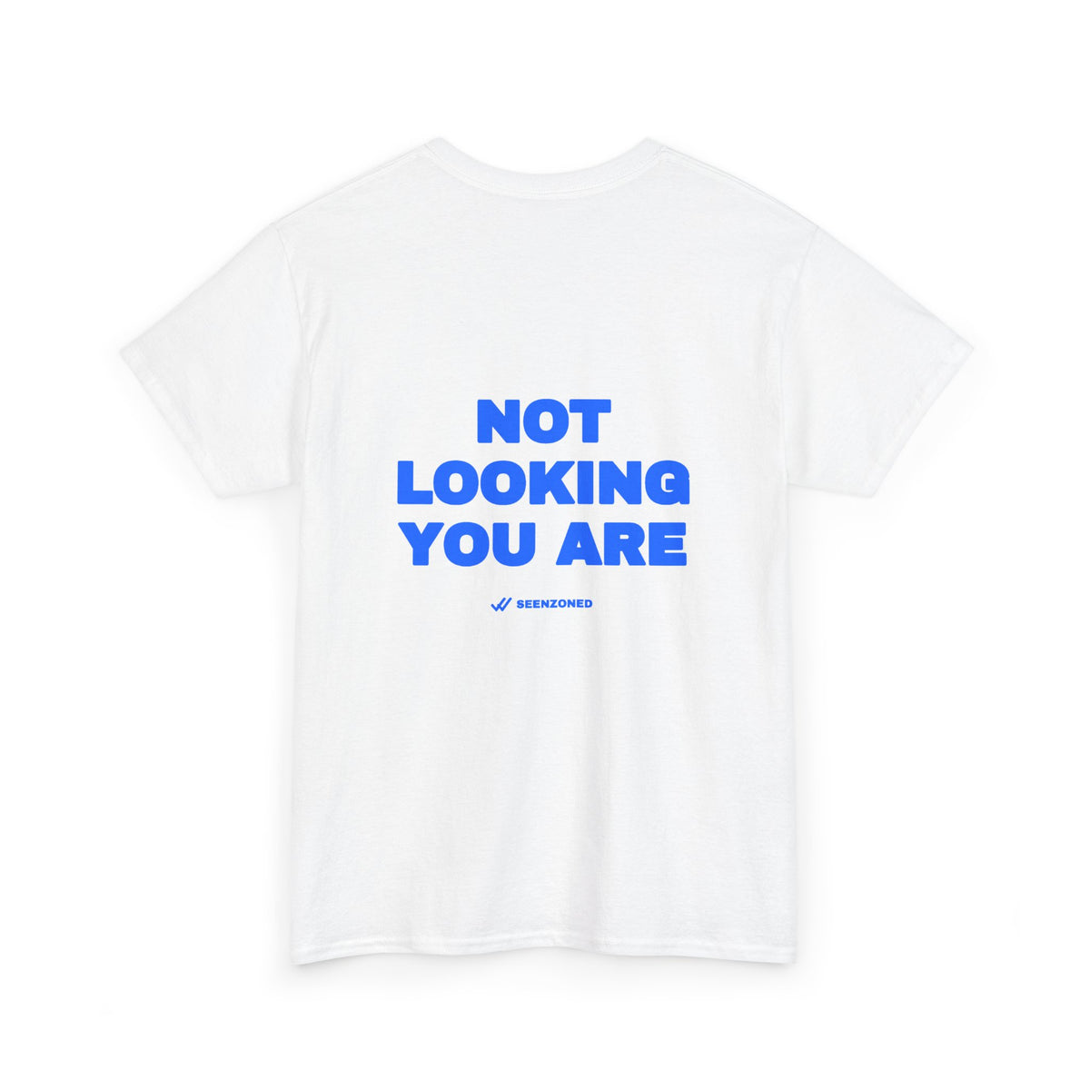 Not looking. You are. Tee