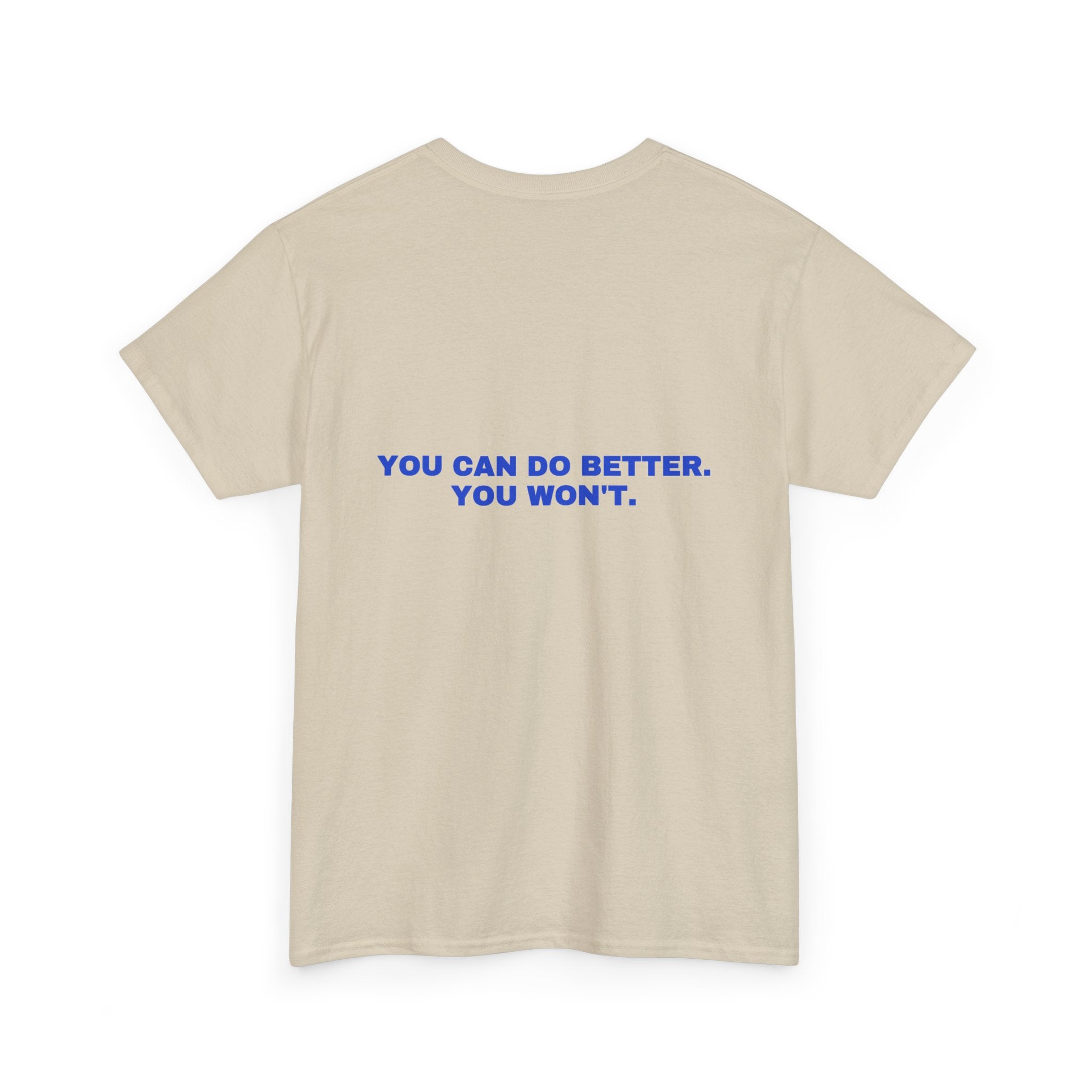 You can do better. You won't. Cobalt print