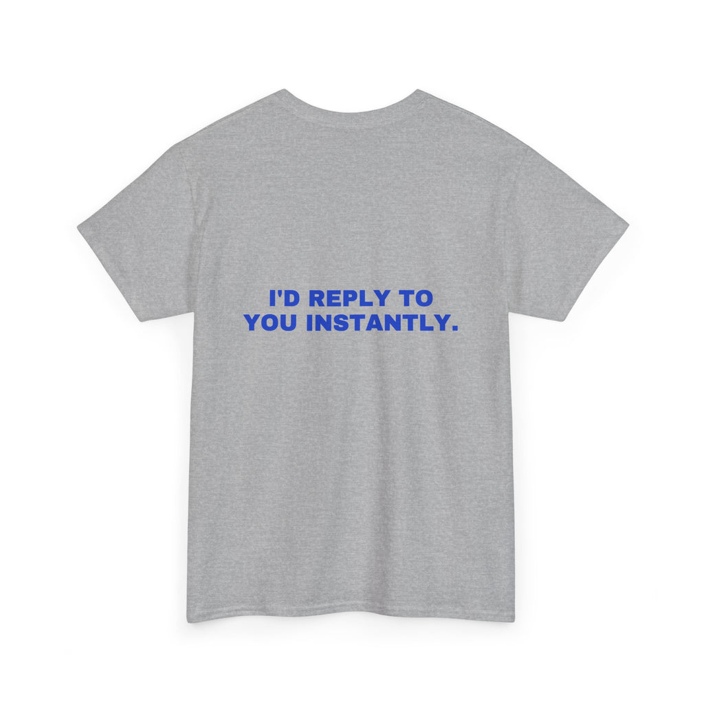 I'd reply to you instantly. Cobalt print