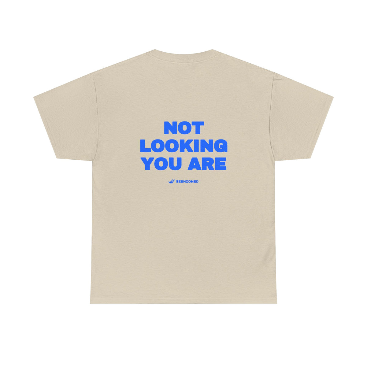 Not looking. You are. Tee