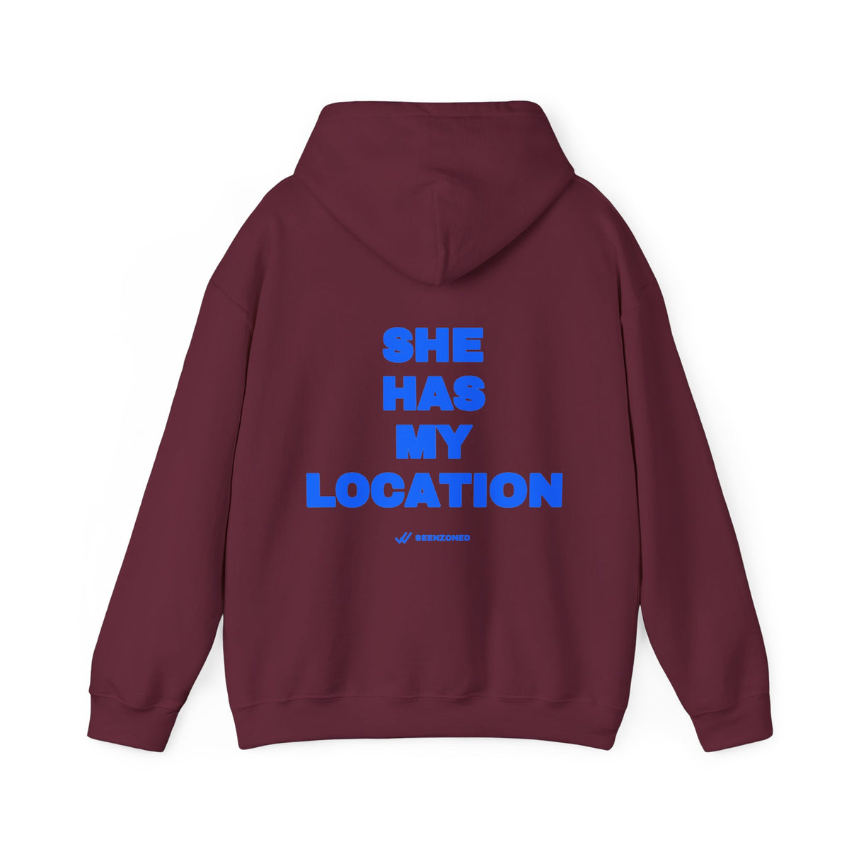 She has my location. Hoodie