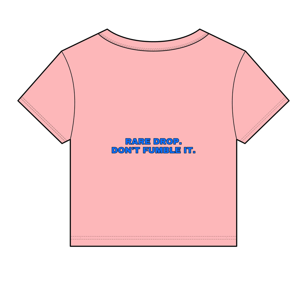 Rare drop. Don't fumble it. Statement Baby Tee - Funny Flirty Dating Gift for Her | Seen Zoned